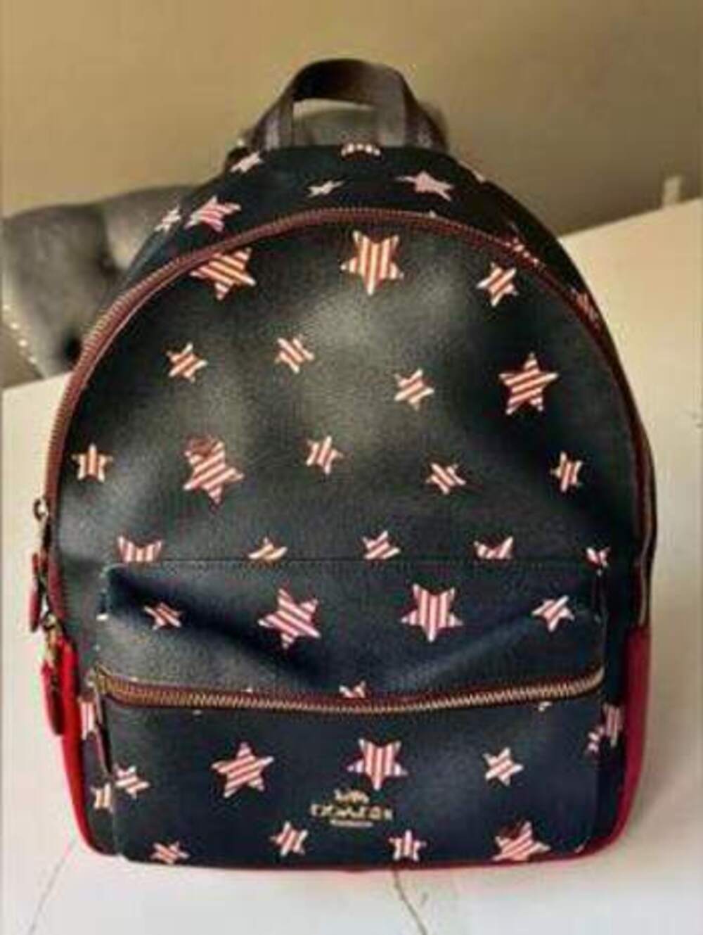 Coach Charlie Star Print Mini Backpack NWOT